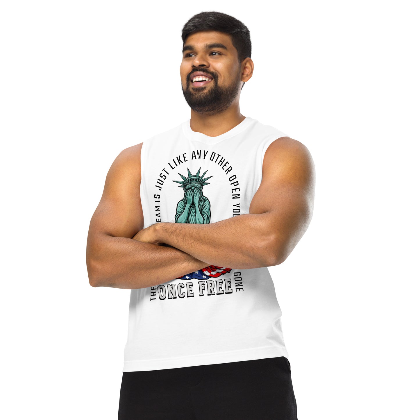 Once Free Muscle Shirt by Sweet Agitator