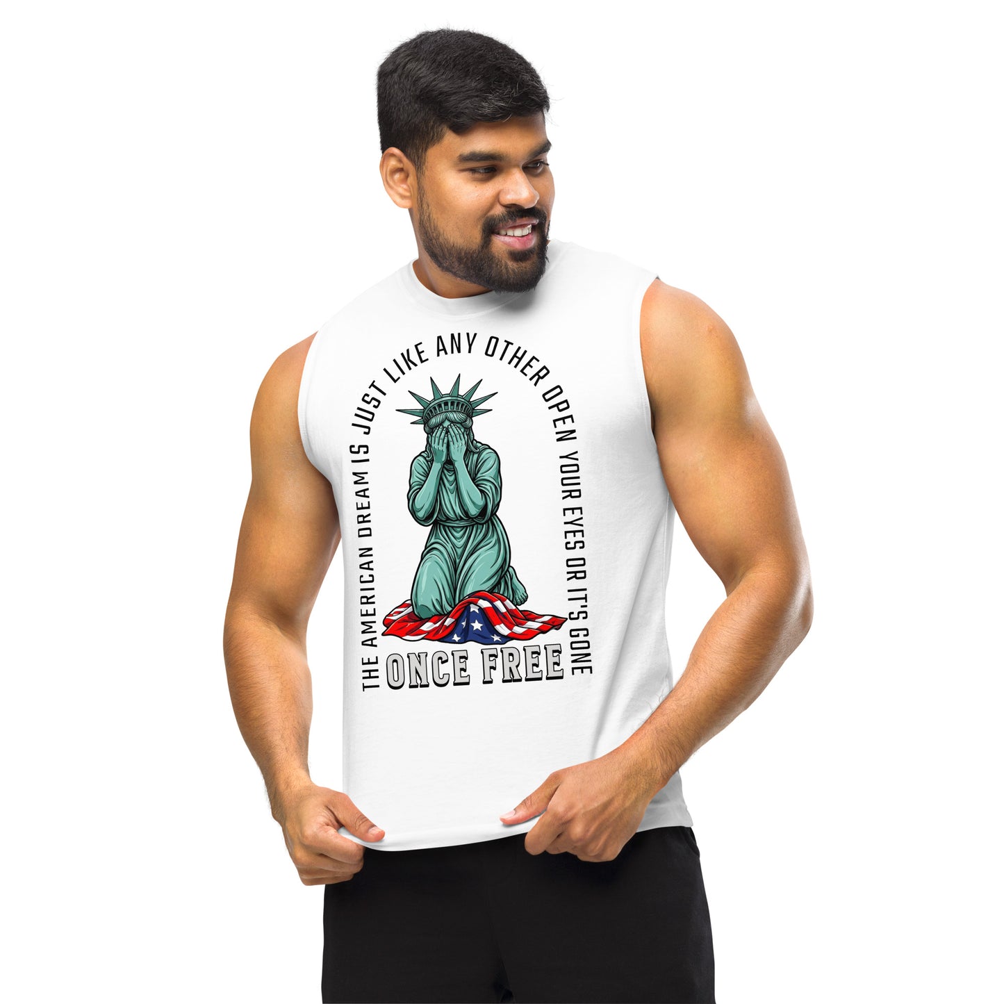 Once Free Muscle Shirt by Sweet Agitator