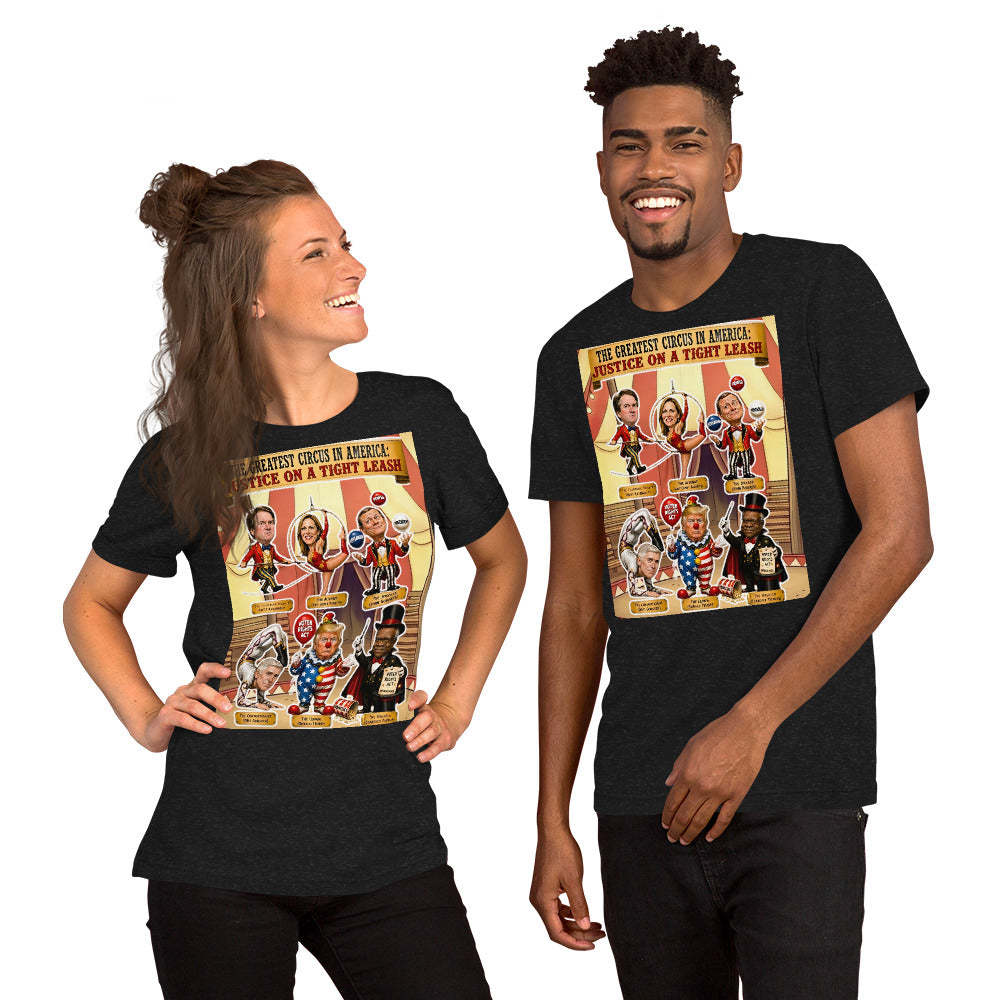 JUSTICE ON A TIGHTROPE TSHIRT by Sweet Agitator