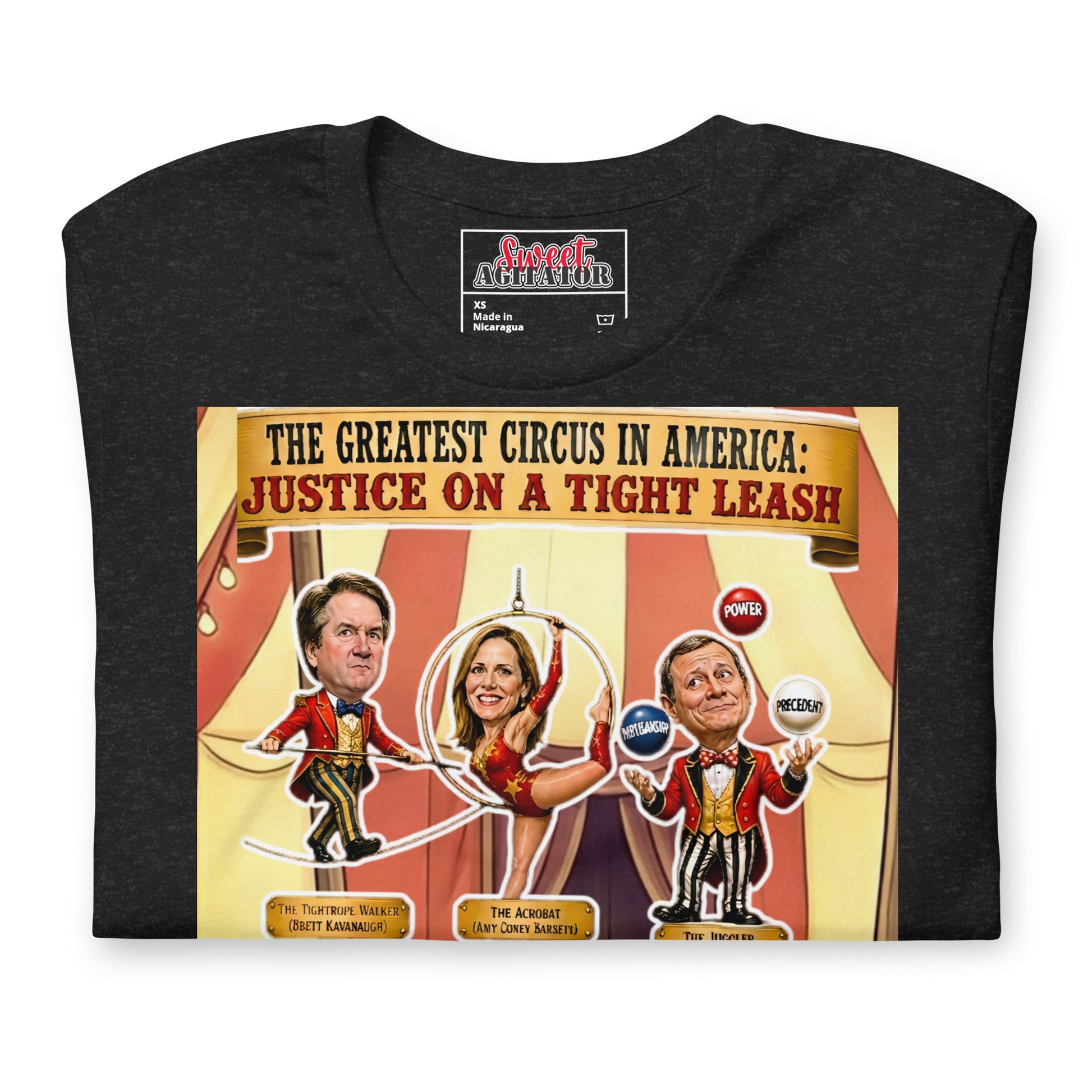 JUSTICE ON A TIGHTROPE TSHIRT by Sweet Agitator