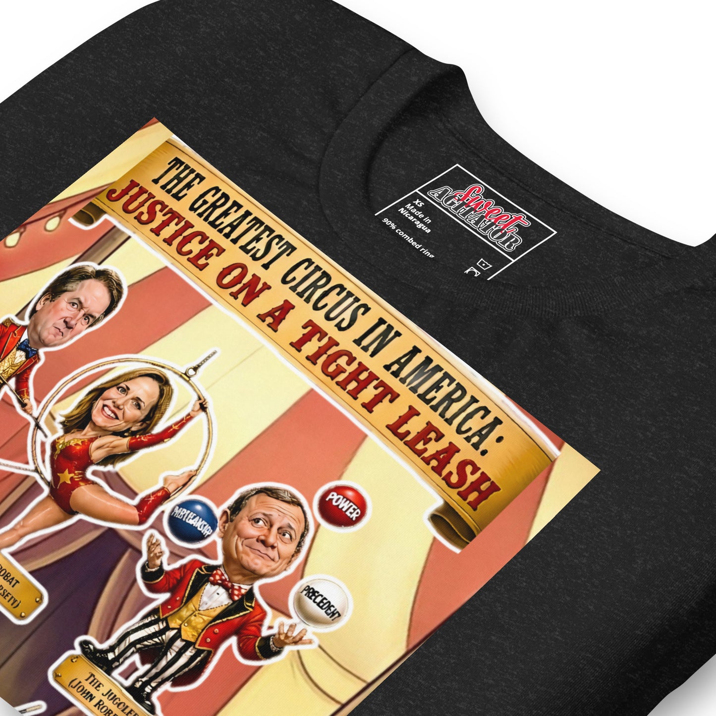 JUSTICE ON A TIGHTROPE TSHIRT by Sweet Agitator