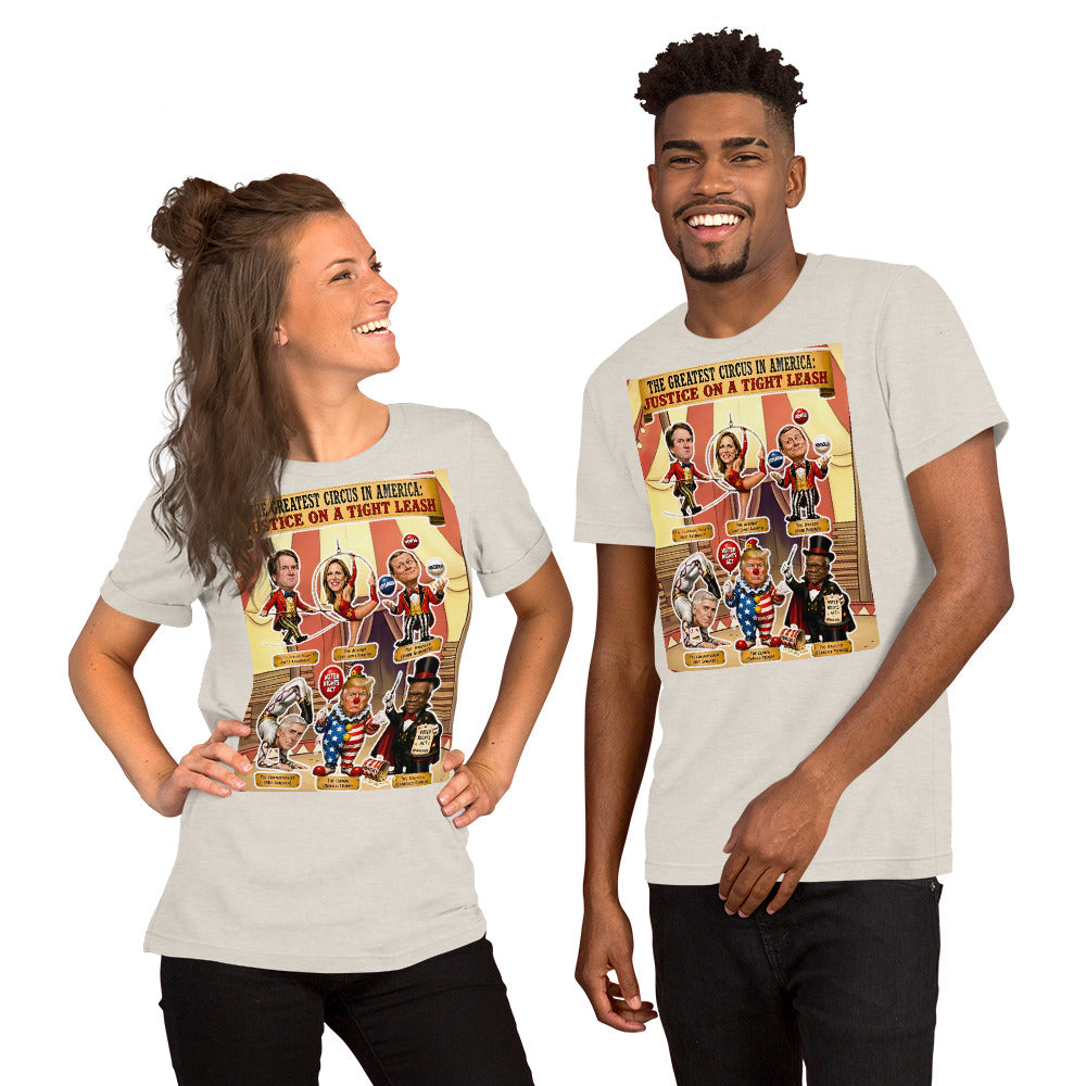 JUSTICE ON A TIGHTROPE TSHIRT by Sweet Agitator