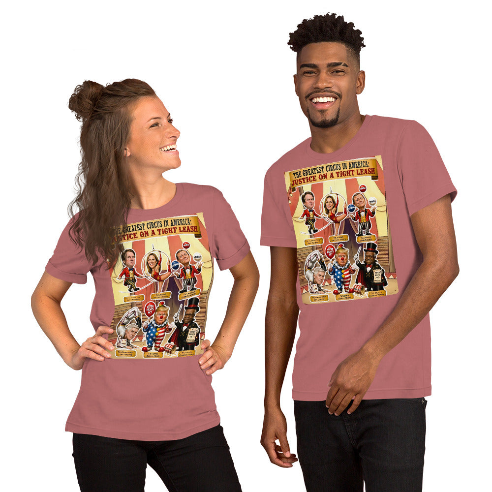 JUSTICE ON A TIGHTROPE TSHIRT by Sweet Agitator