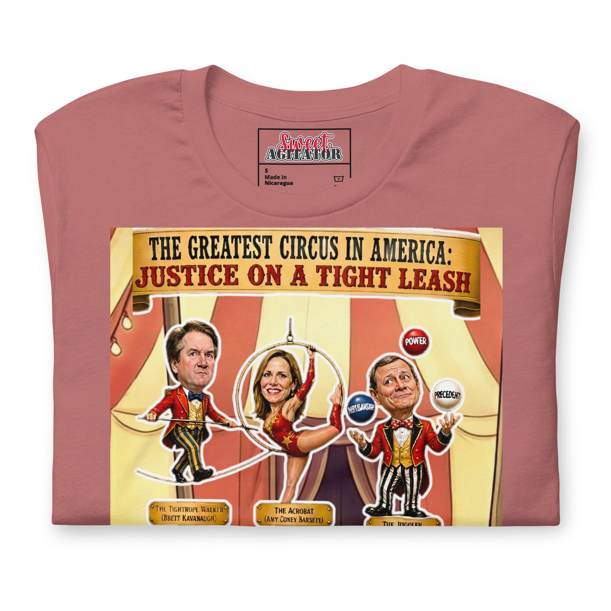 JUSTICE ON A TIGHTROPE TSHIRT by Sweet Agitator