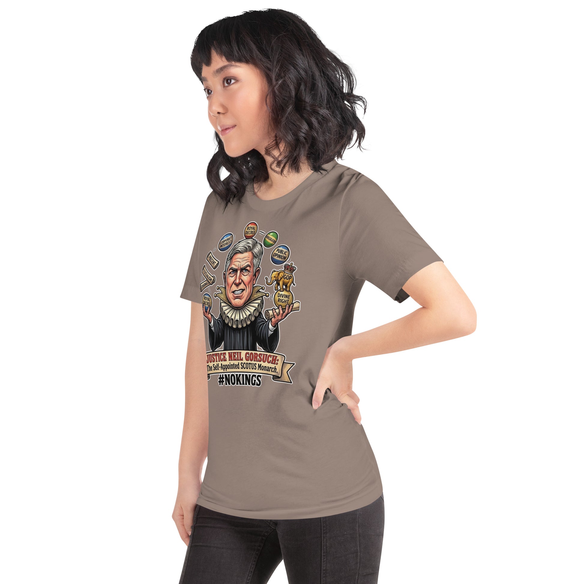 #NOKINGS T-Shirt Featuring Justice Neil Gorsuch by Sweet Agitator
