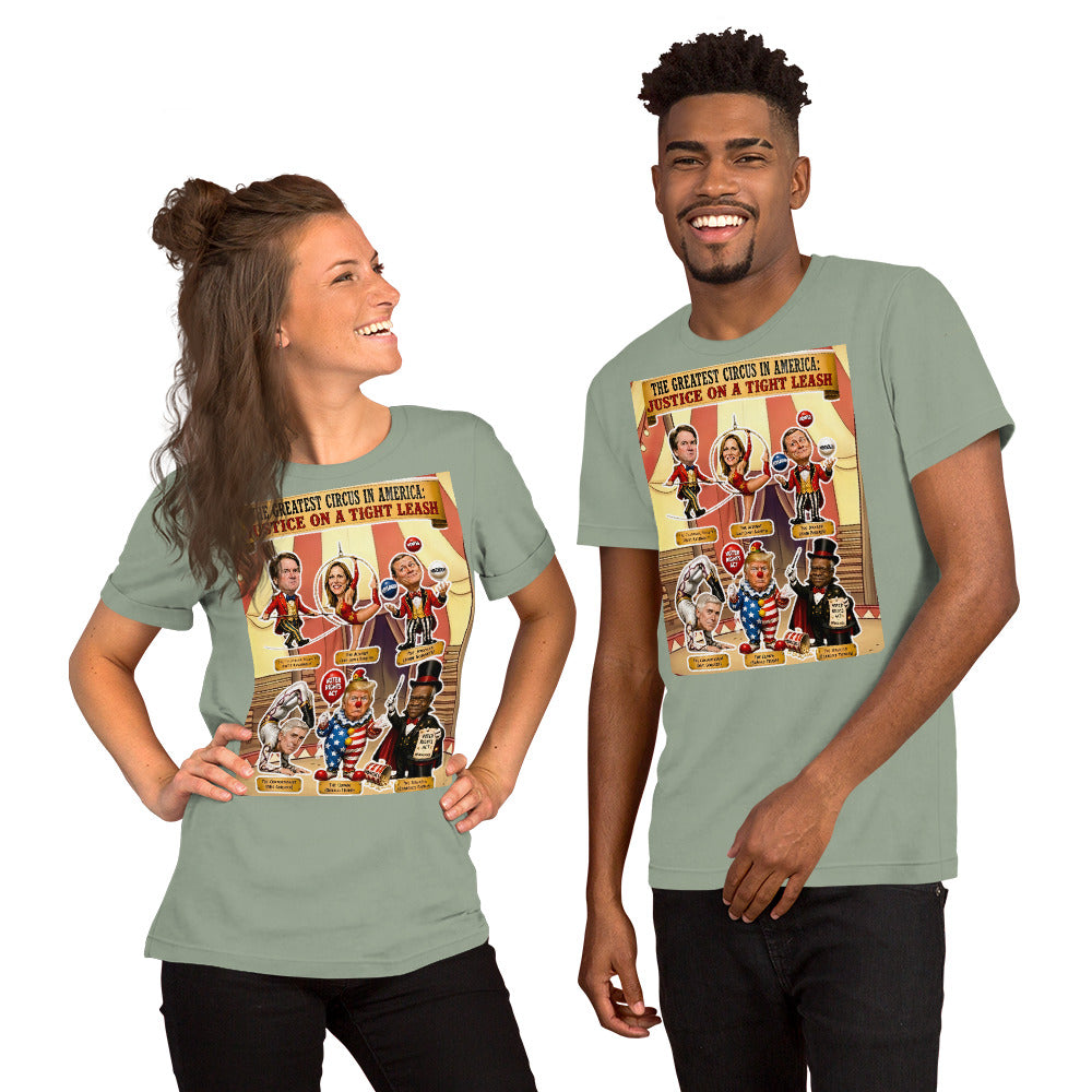 JUSTICE ON A TIGHTROPE TSHIRT by Sweet Agitator