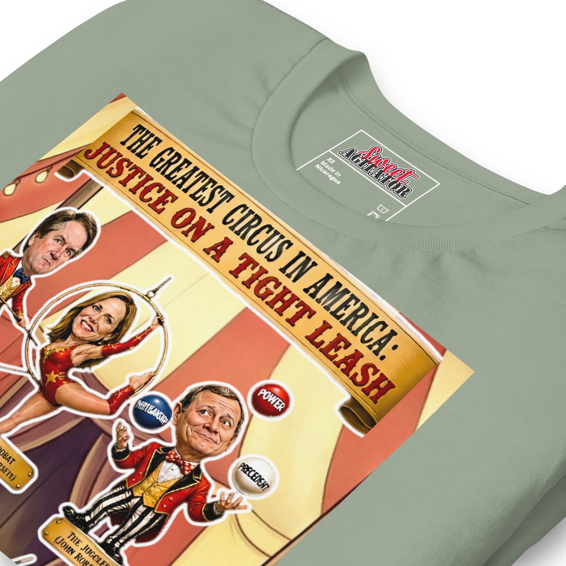 JUSTICE ON A TIGHTROPE TSHIRT by Sweet Agitator