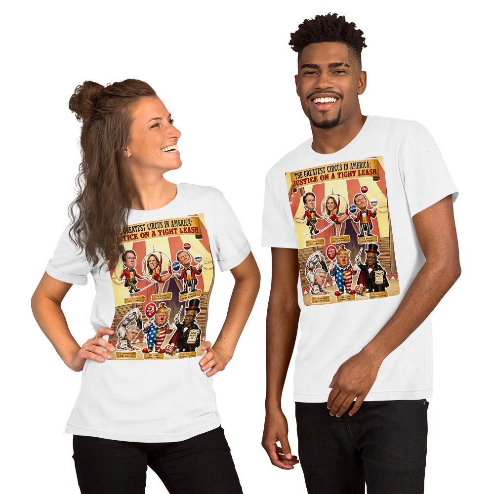 JUSTICE ON A TIGHTROPE TSHIRT by Sweet Agitator