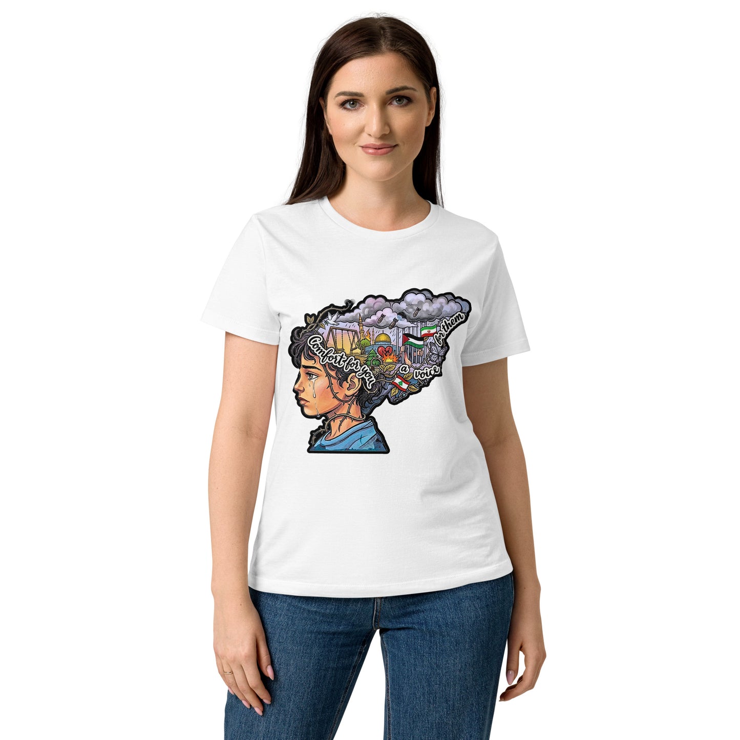 Women’s basic softstyle t-shirt by Sweet Agitator