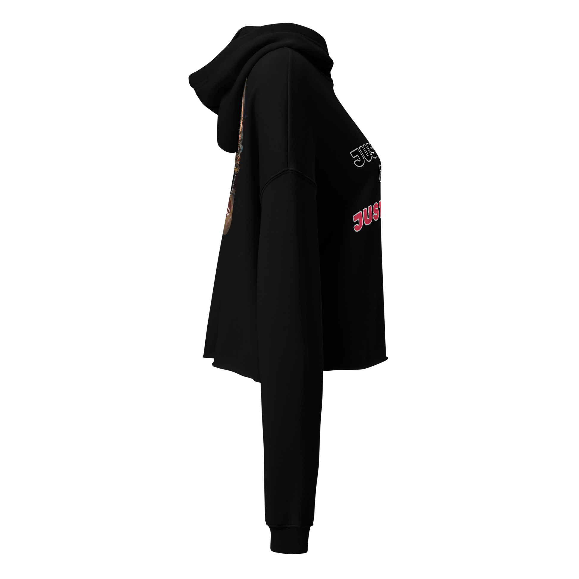 Justice or Just-Us? Crop Hoodie by Sweet Agitator
