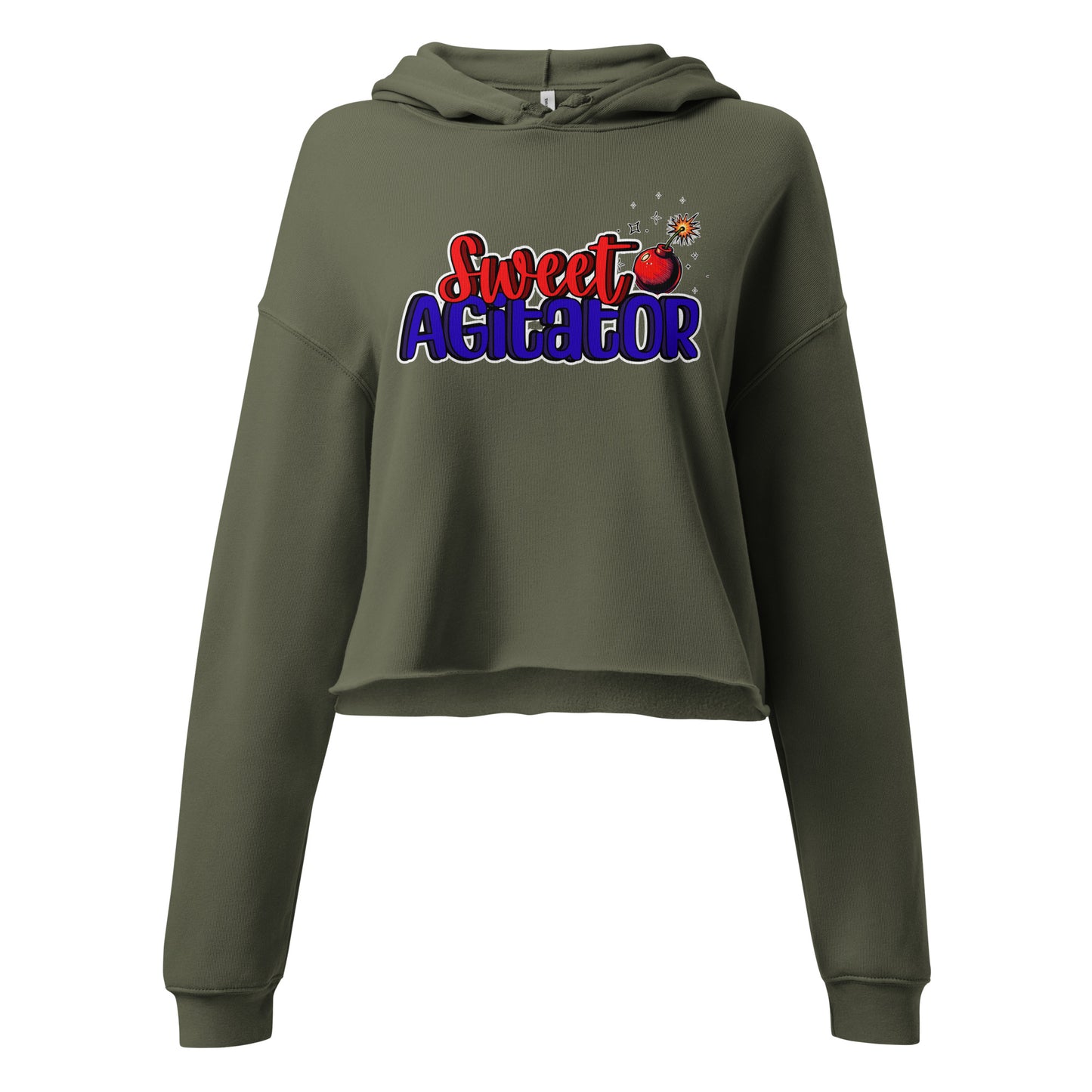 Sweet Agitator Dynamite Core Collection Crop Hoodie by Sweet Agitator