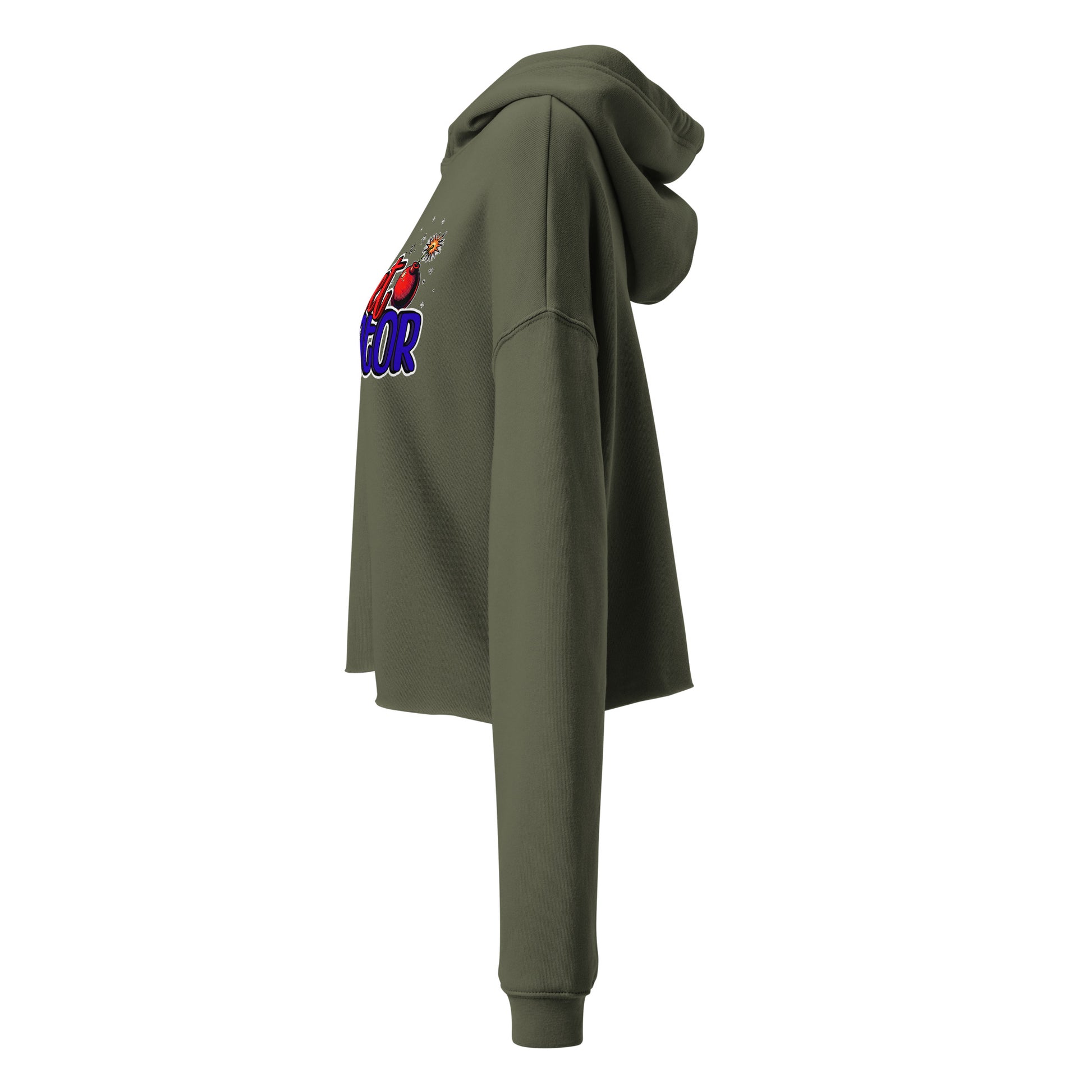 Sweet Agitator Dynamite Core Collection Crop Hoodie by Sweet Agitator