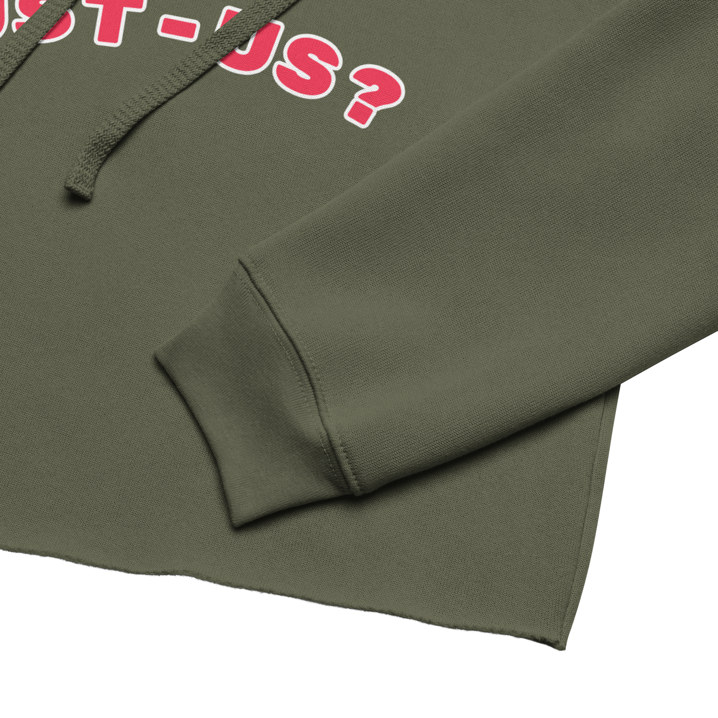 Justice or Just-Us? Crop Hoodie by Sweet Agitator