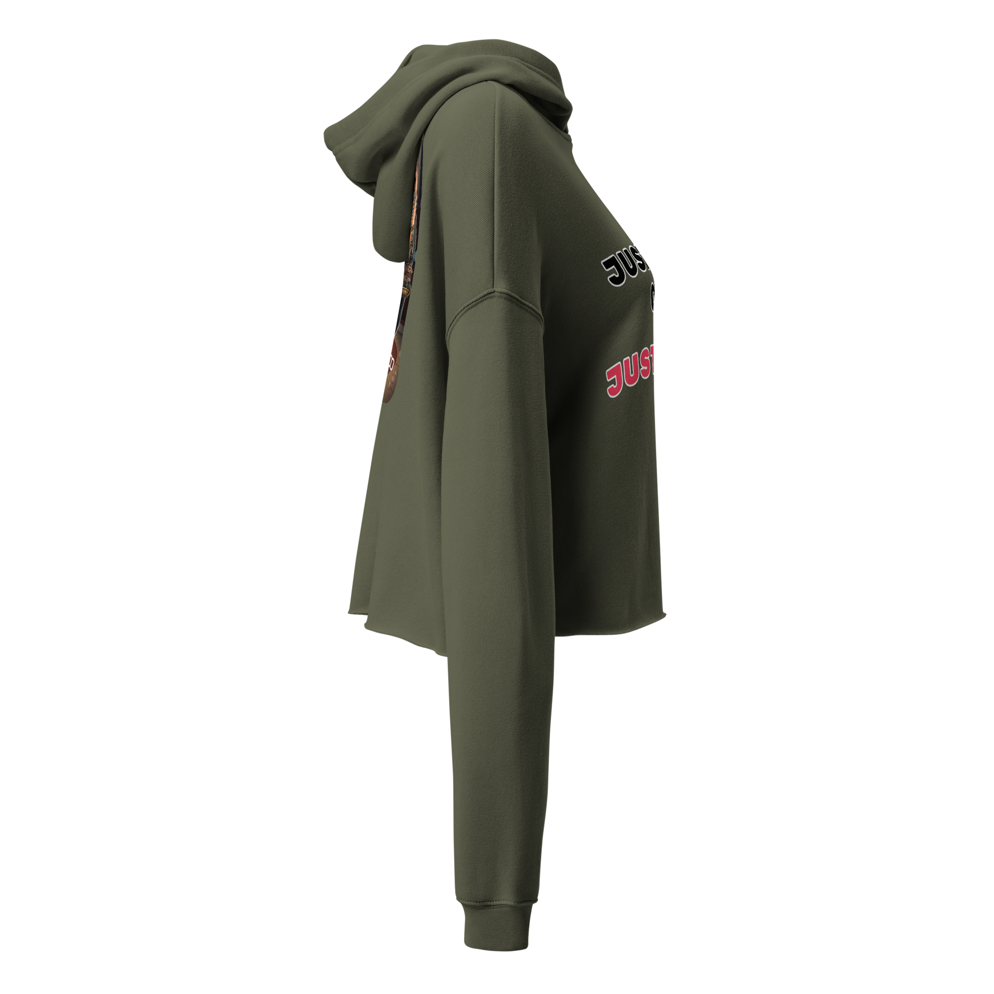 Justice or Just-Us? Crop Hoodie by Sweet Agitator