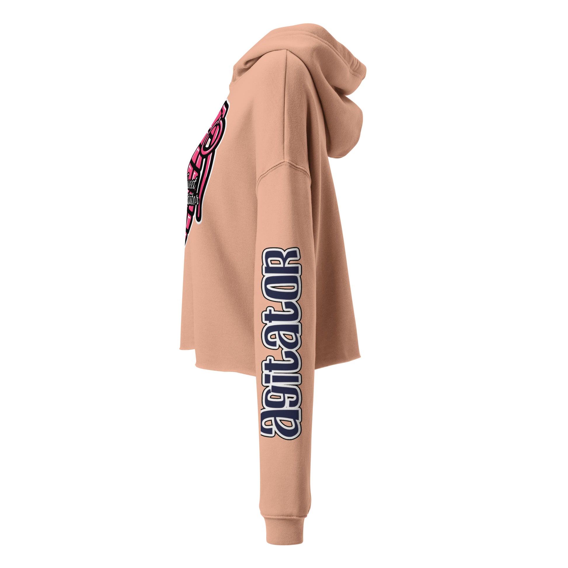 She Doesn't Quit Cherry Granade Cropped Hoodie by Sweet Agitator