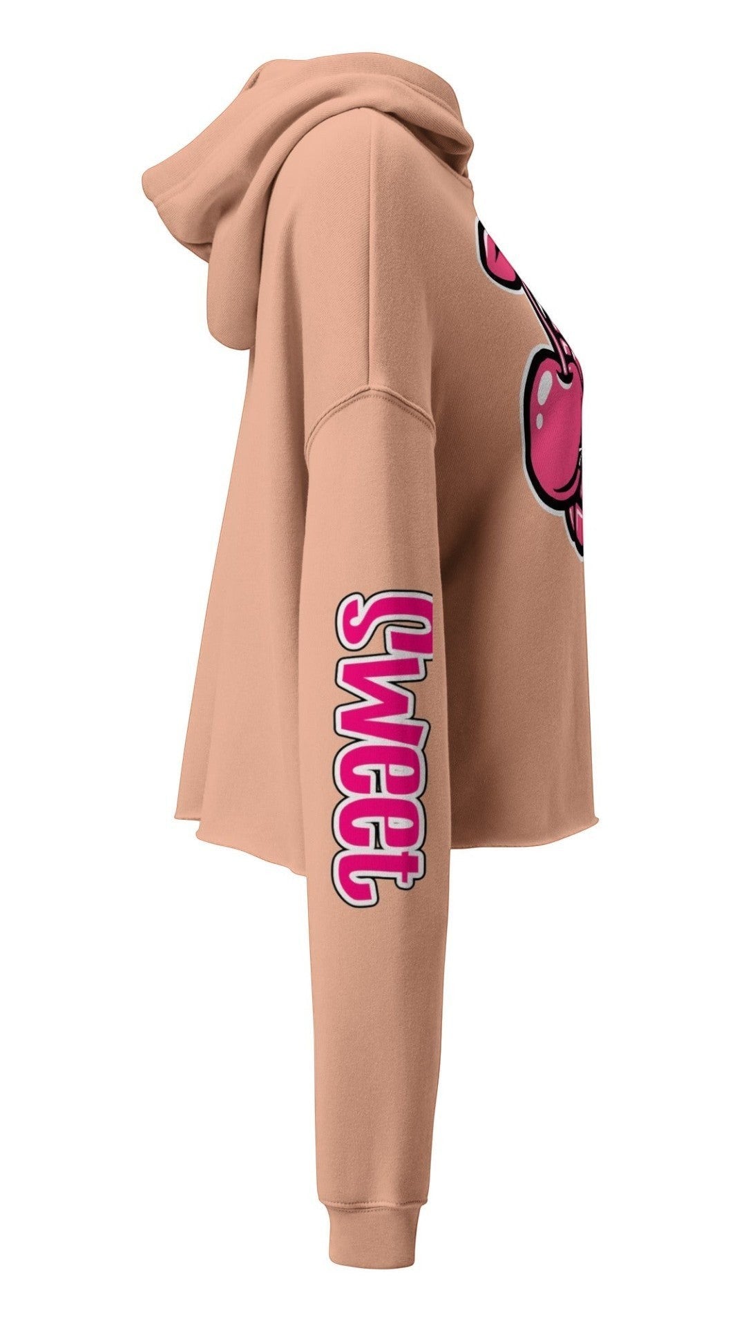 She Doesn't Quit — Cherry Grenade Crop Hoodie by Sweet Agitator
