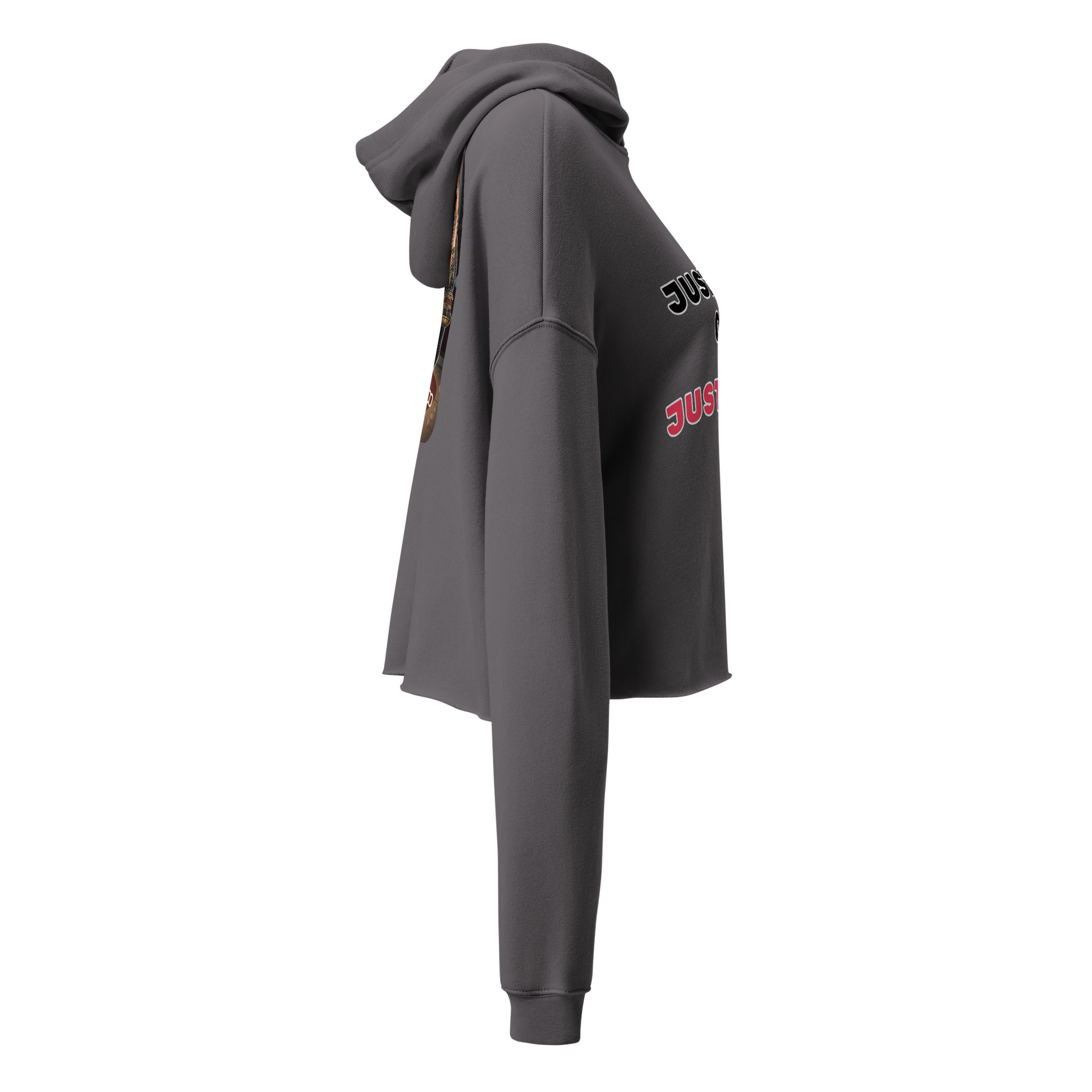 Justice or Just-Us? Crop Hoodie by Sweet Agitator