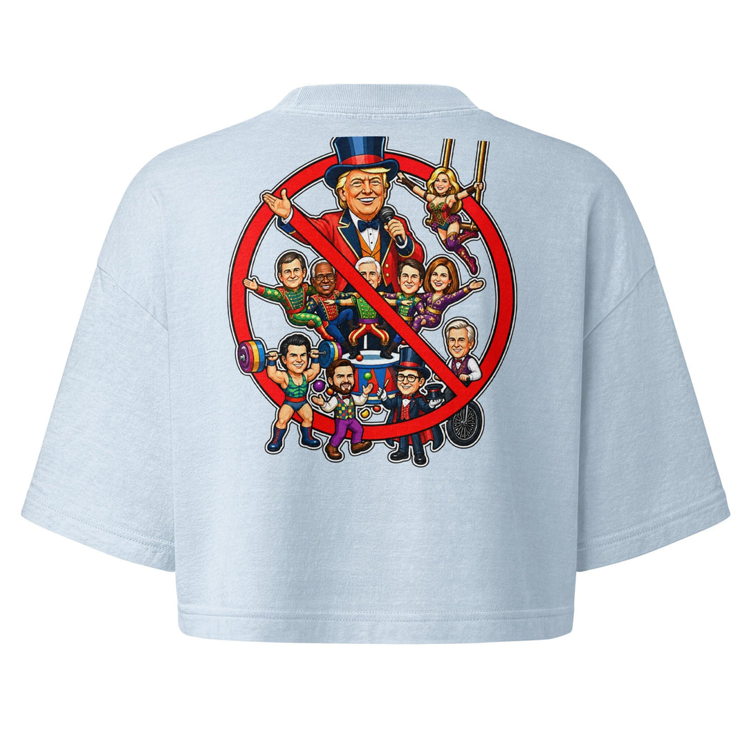 Cancel The Trump Administration Cropped Tee Heavyweight Cotton by Sweet Agitator