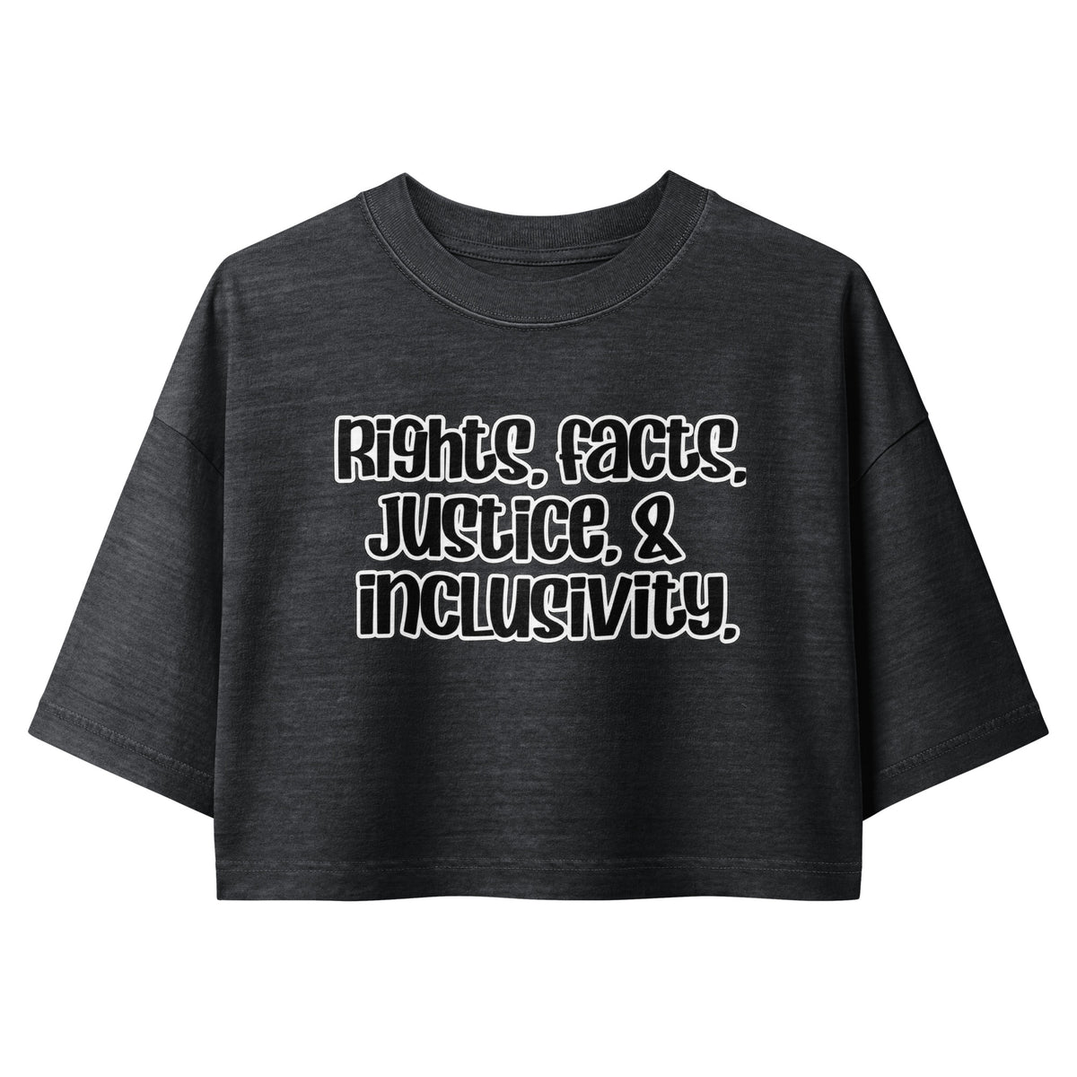 Women’s garment dye cropped tee by Sweet Agitator