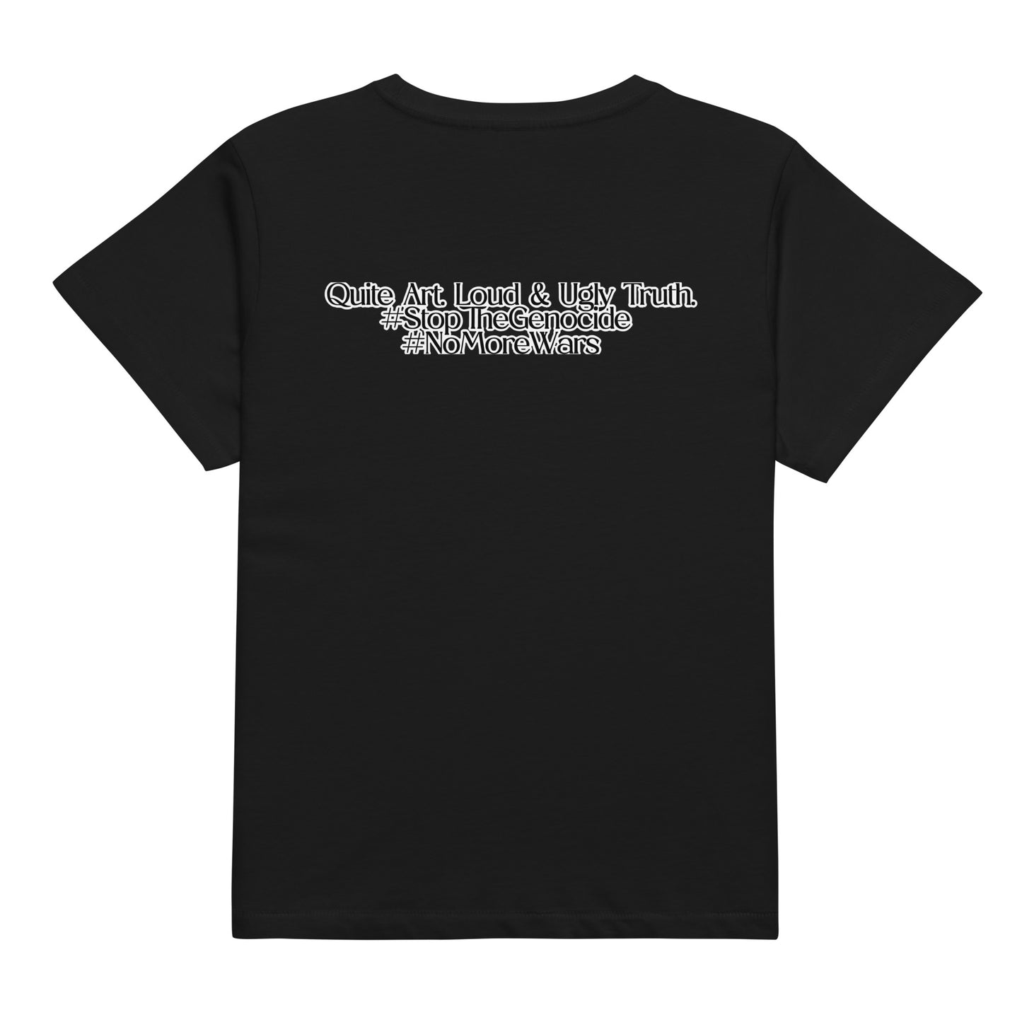 Women’s high-waisted t-shirt by Sweet Agitator