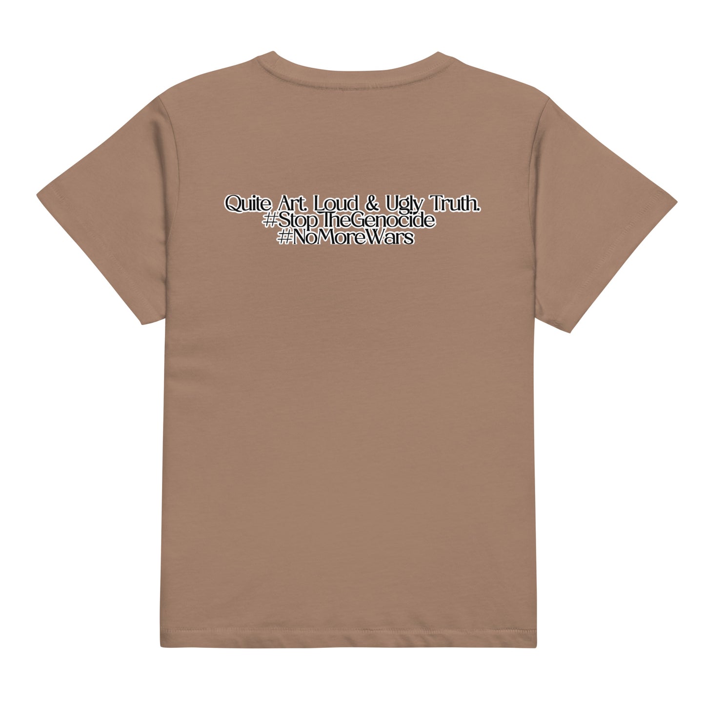 Women’s high-waisted t-shirt by Sweet Agitator