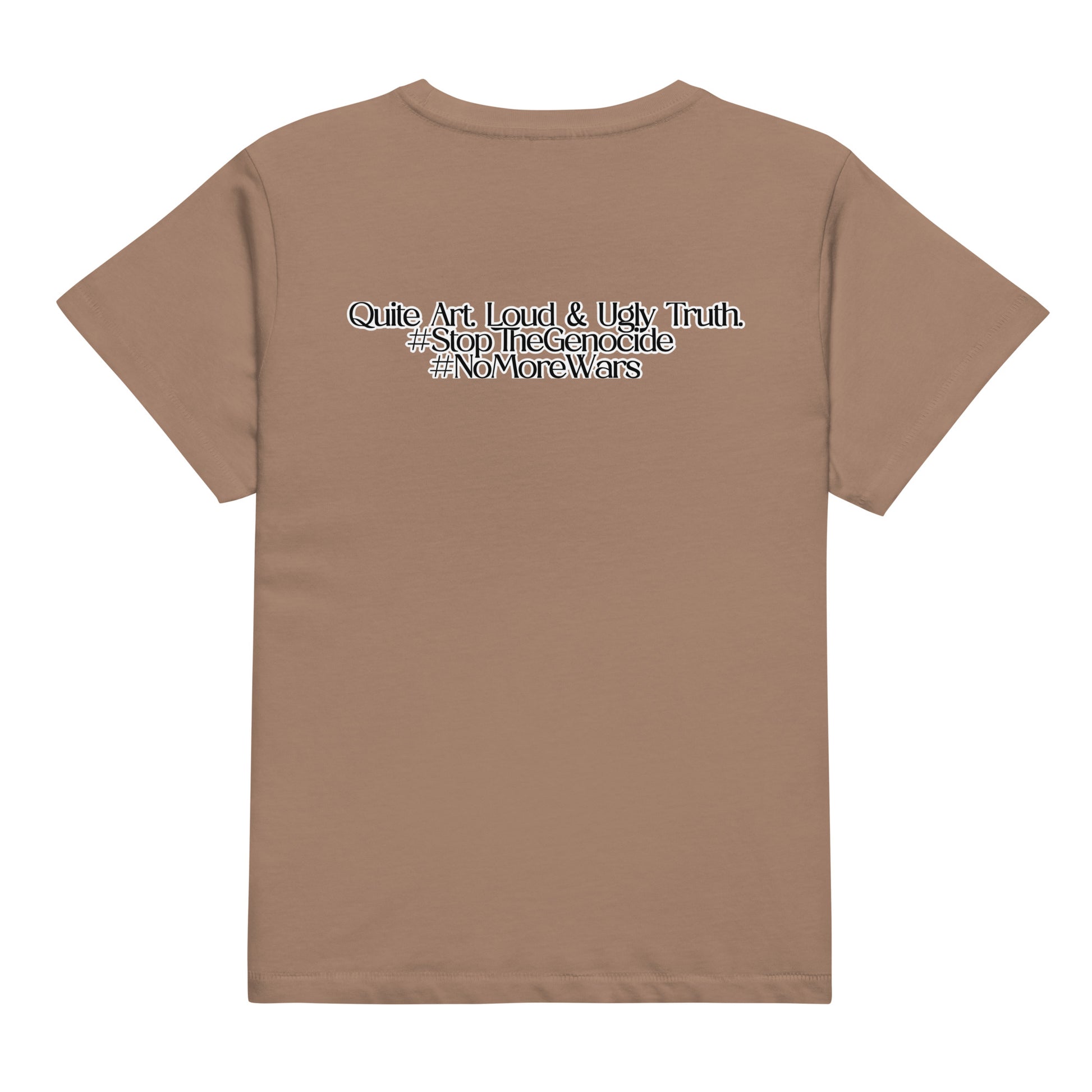 Women’s high-waisted t-shirt by Sweet Agitator