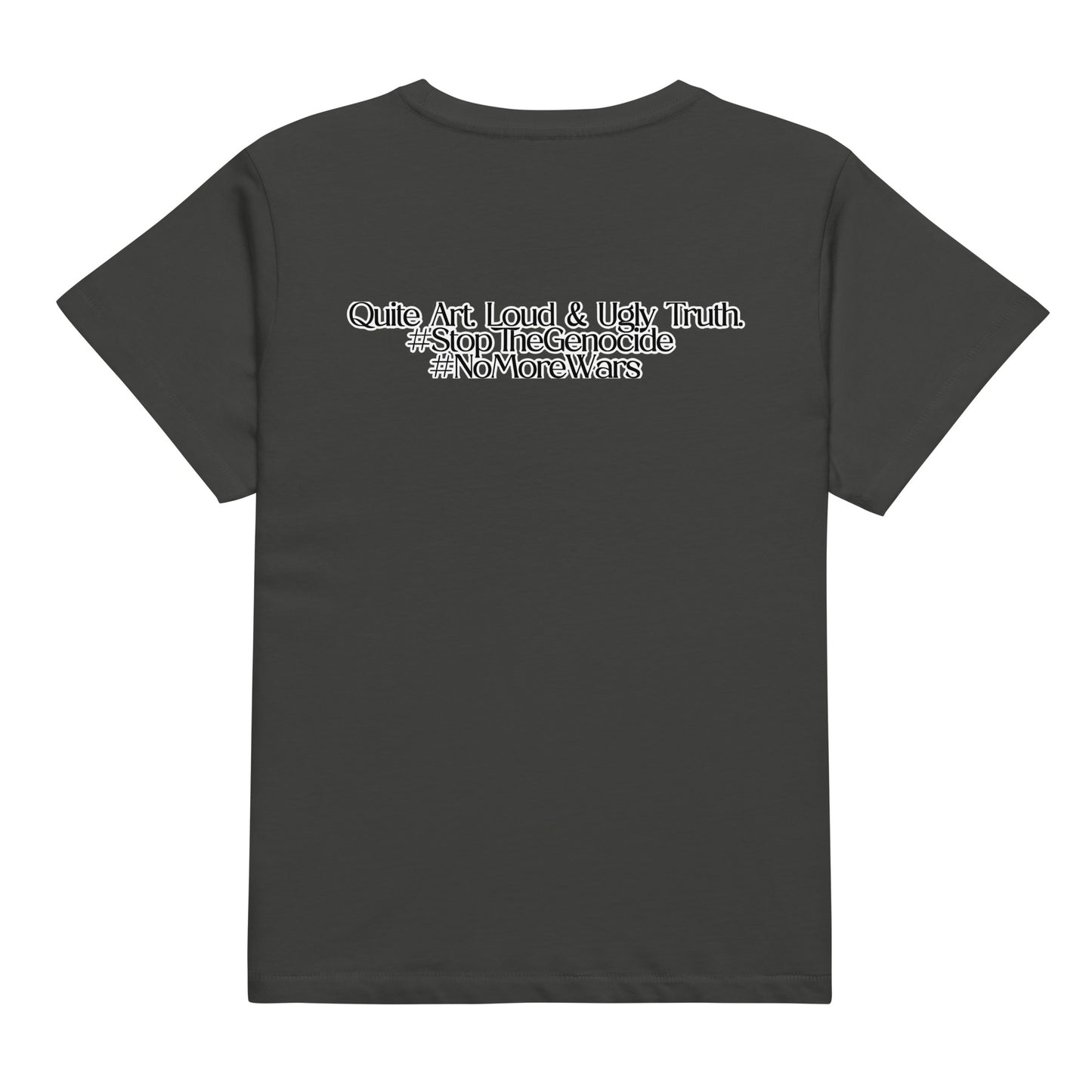 Women’s high-waisted t-shirt by Sweet Agitator
