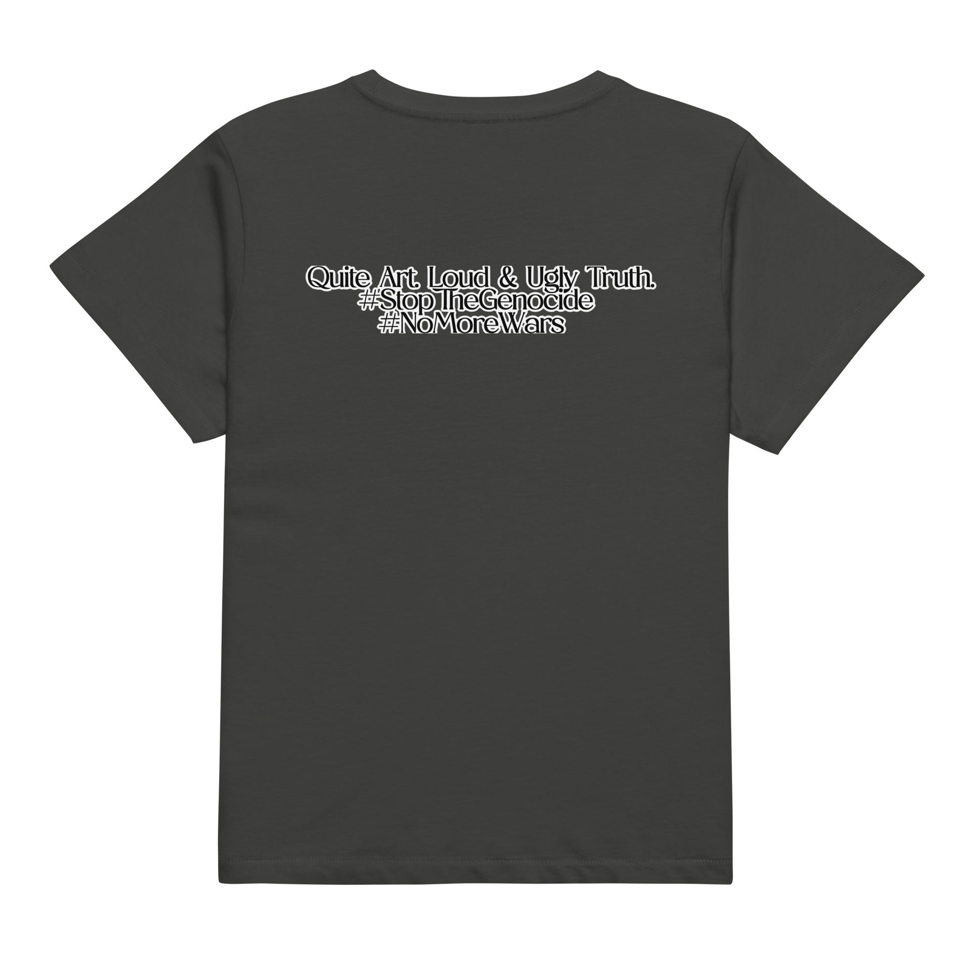 Women’s high-waisted t-shirt by Sweet Agitator
