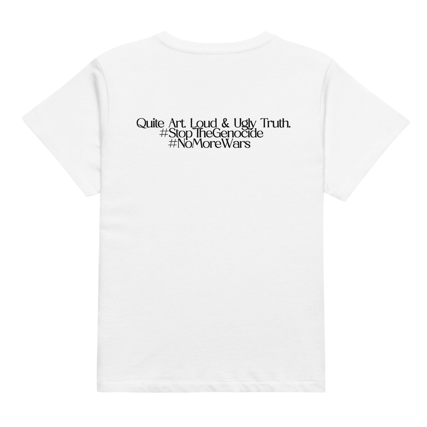 Women’s high-waisted t-shirt by Sweet Agitator