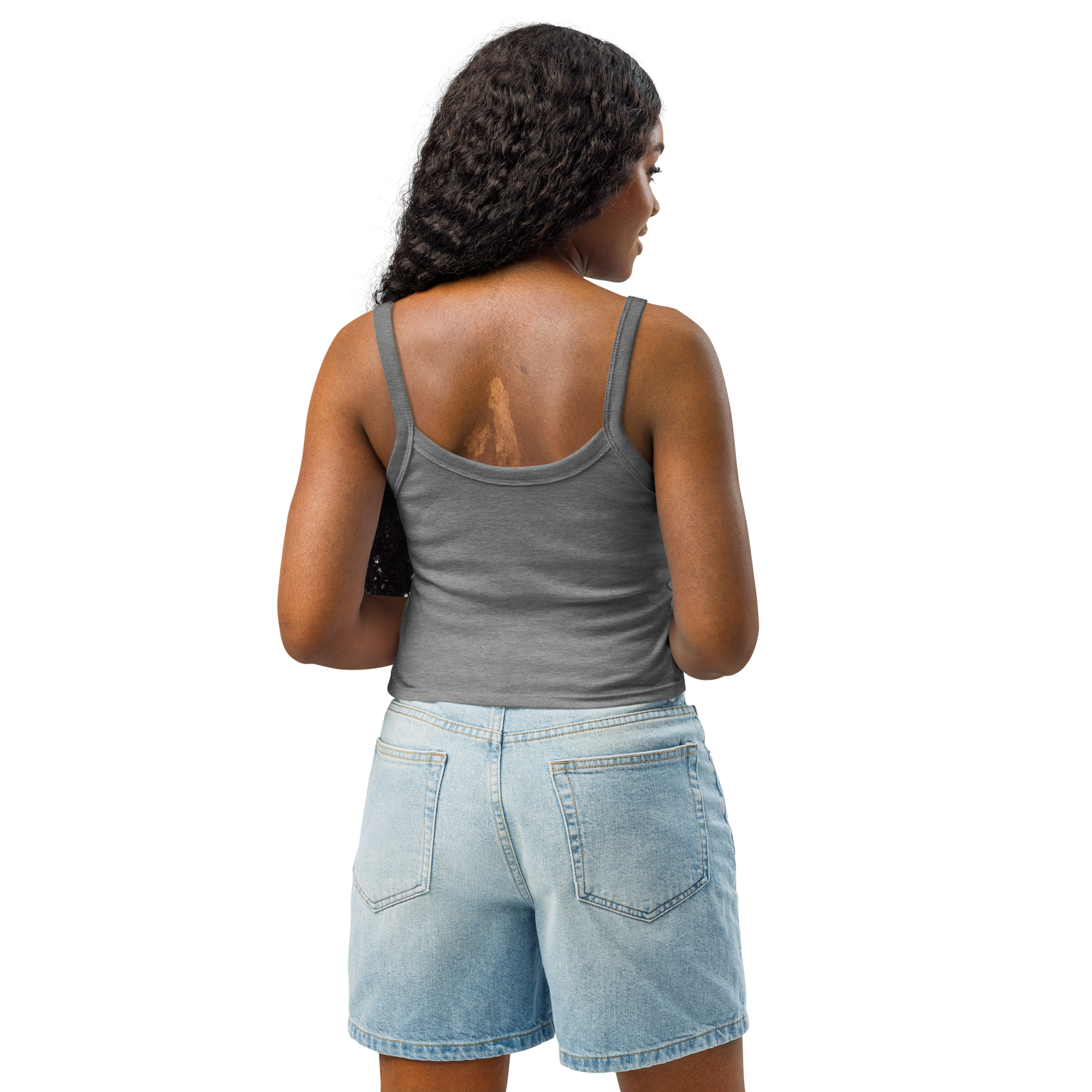 Lady Just-us? Micro-rib tank top by Sweet Agitator
