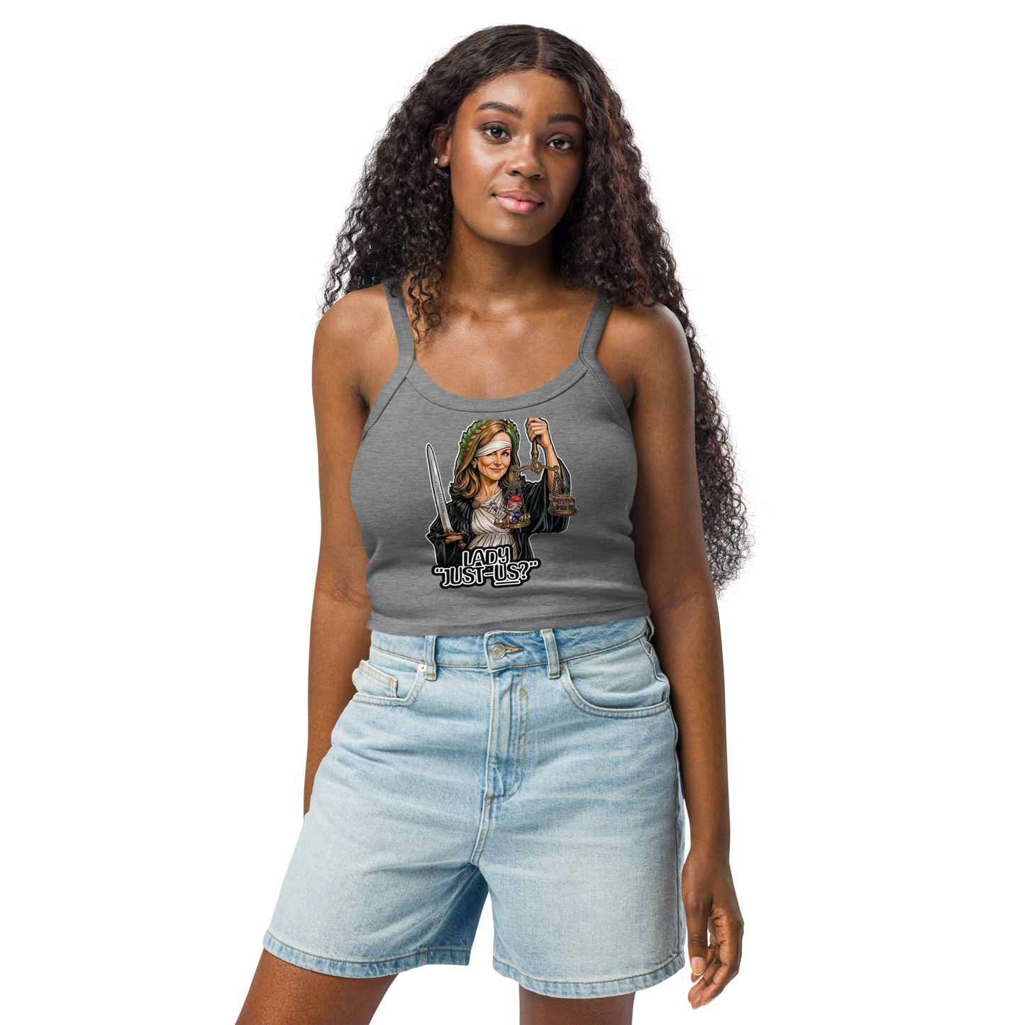 Lady Just-us? Micro-rib tank top by Sweet Agitator