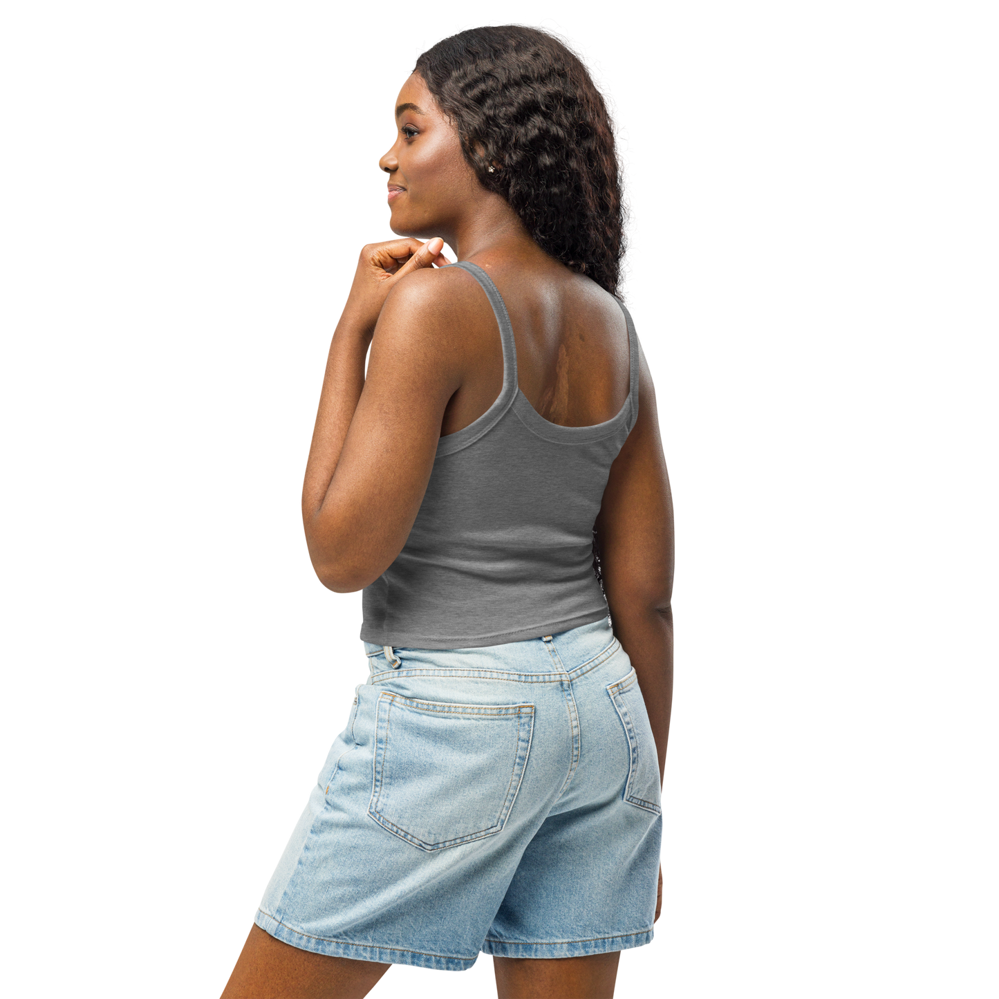 Lady Just-us? Micro-rib tank top by Sweet Agitator