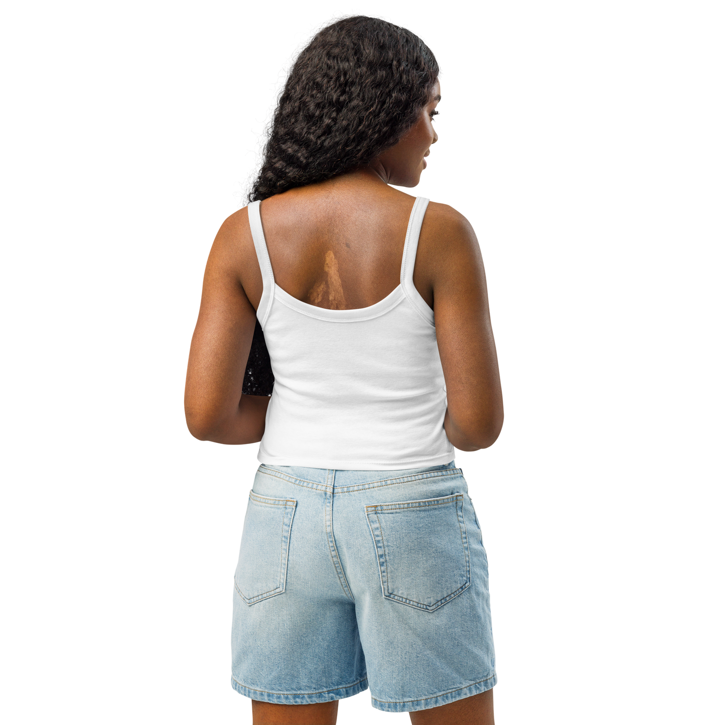 Lady Just-us? Micro-rib tank top by Sweet Agitator