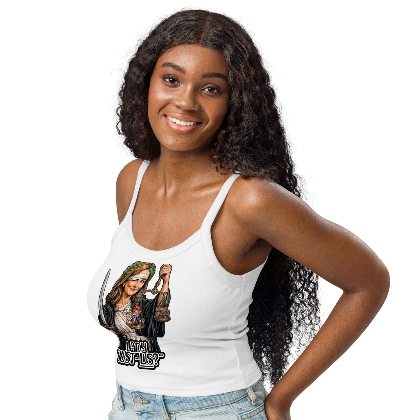 Lady Just-us? Micro-rib tank top by Sweet Agitator