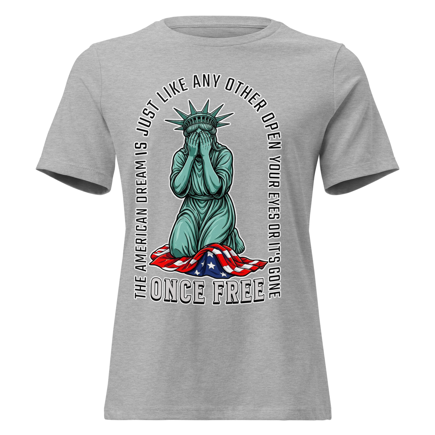 Once Free Women's Relaxed T-Shirt by Sweet Agitator