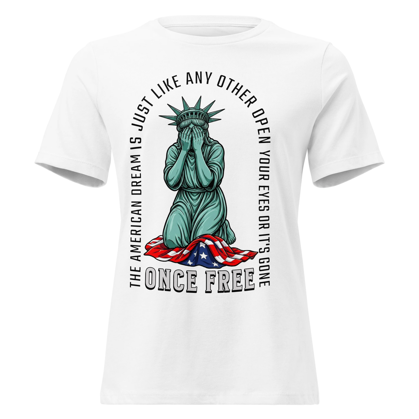 Once Free — Lady Liberty Relaxed Tee