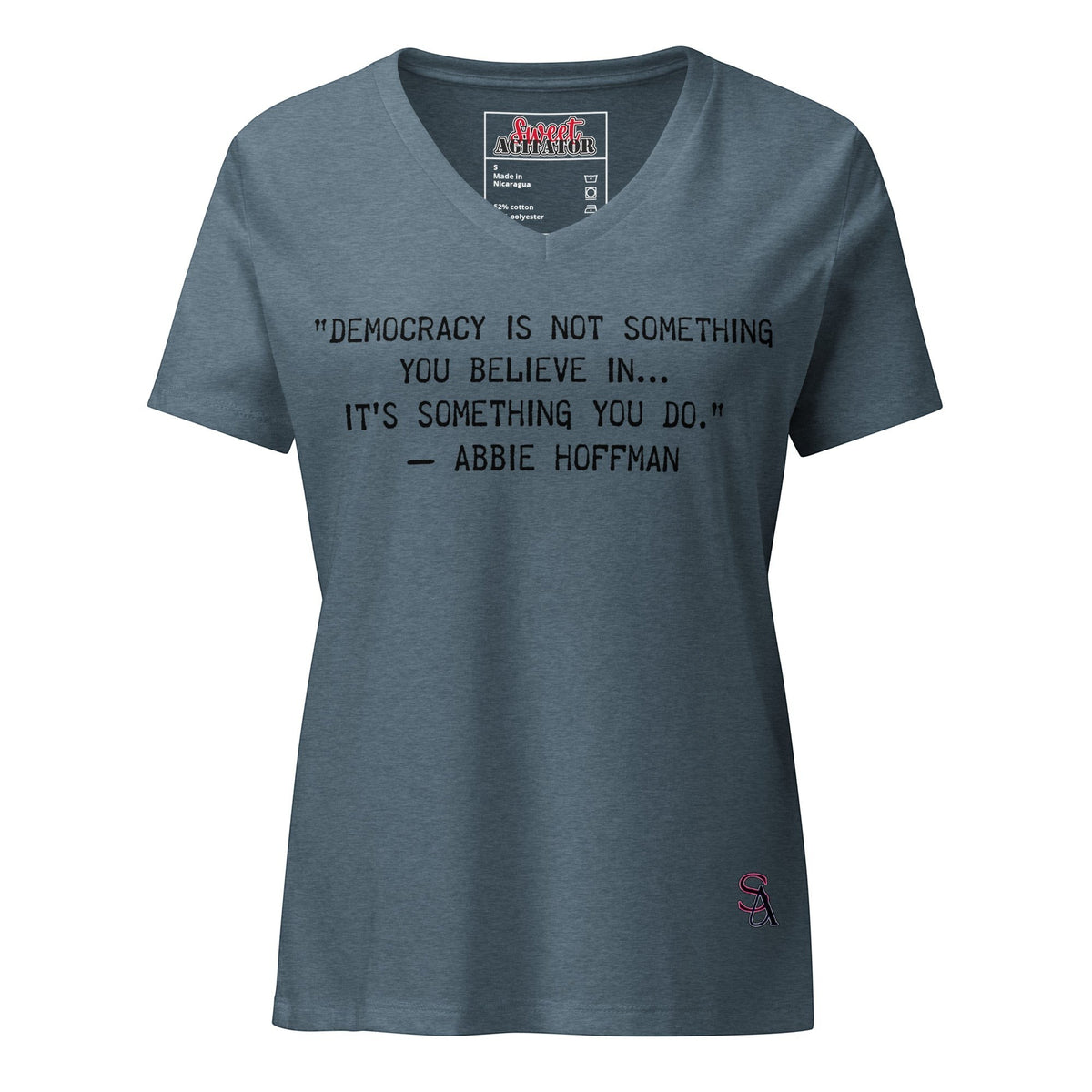 The Supreme Circus — 5 Justices & A Clown V-Neck Tee by Sweet Agitator