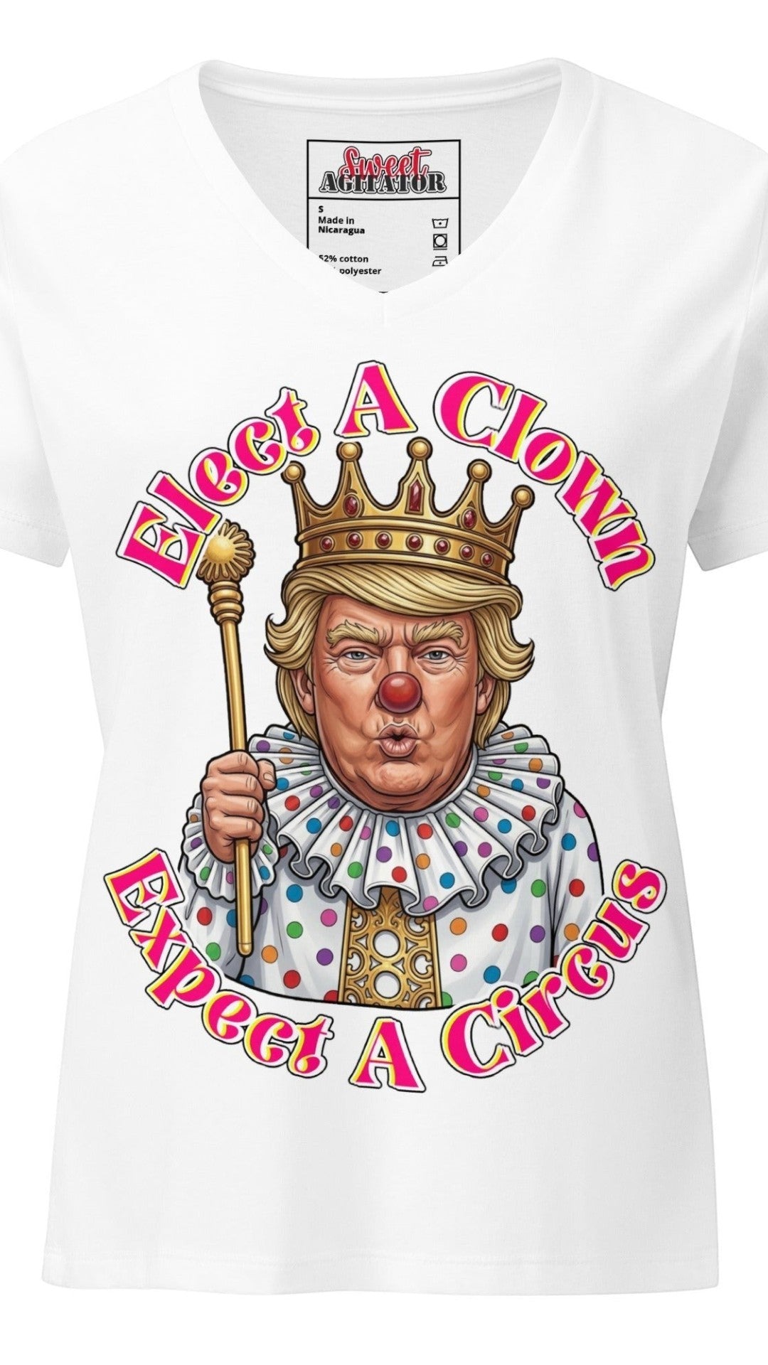 Election Donney V-Neck Tee by Sweet Agitator